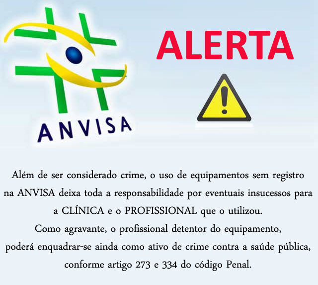 O perigo de usar aparelhos de estética sem ANVISA O perigo de usar aparelhos de estética sem ANVISA