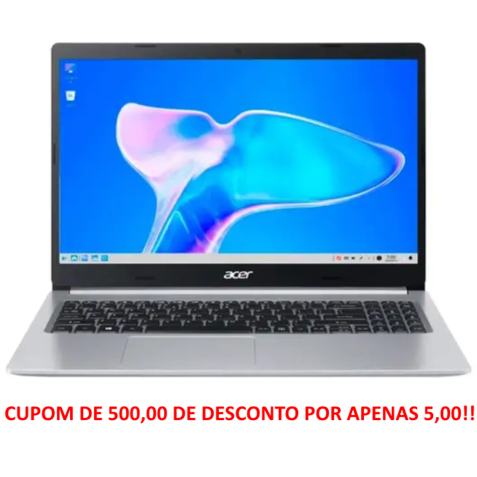 Cupom acer 500,00 por 5,00